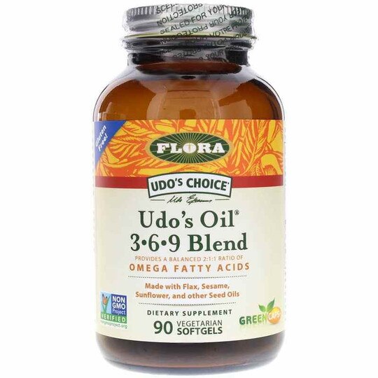 Udo's Oil 3-6-9 Blend Softgels, FL